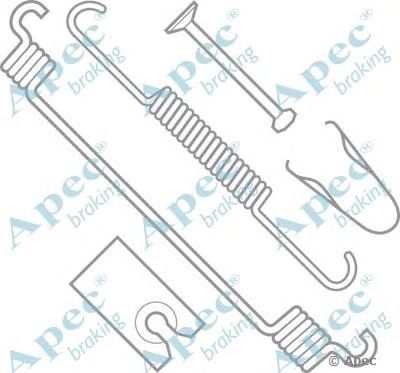 APEC BRAKING kit804 -  Комплектующие, тормозная колодка